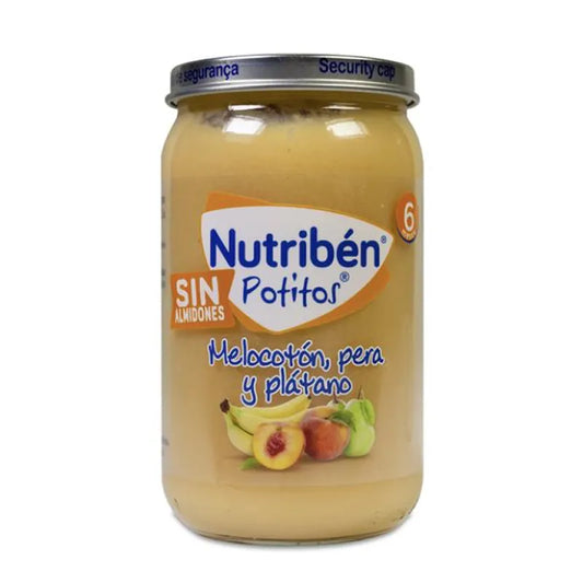 Nutribén Jar Peach, Pear &amp; Banana 235 g