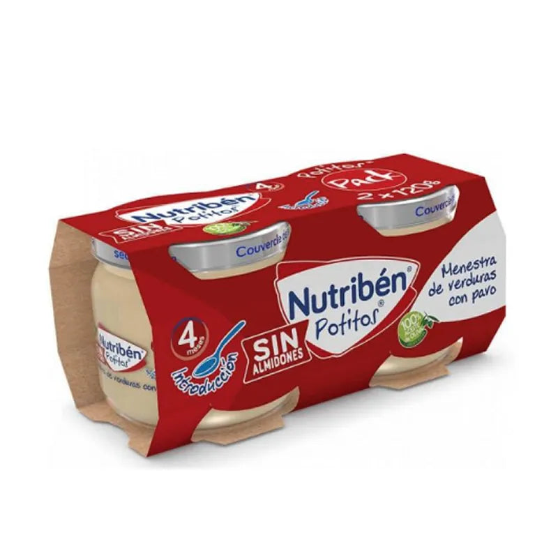 Nutribén Jar Vegetable Stew with Beef 2 Packs 120 g