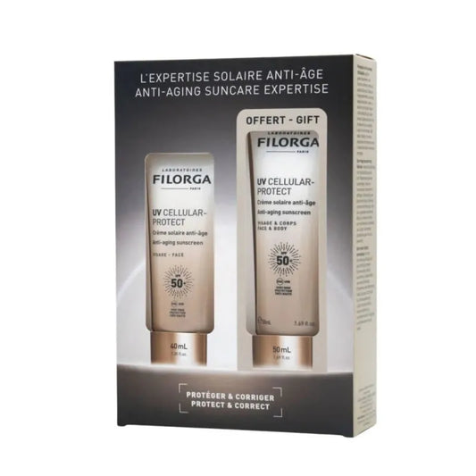 Crème solaire visage anti-âge Filorga UV Cellular-Protect 40 ml (lot de 2)