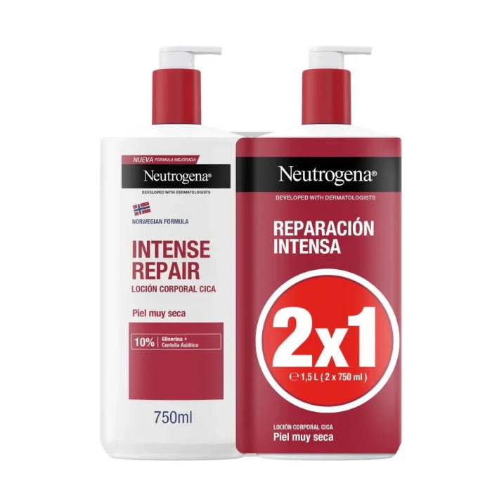 Lotion réparatrice intense Neutrogena 2 x 750 ml