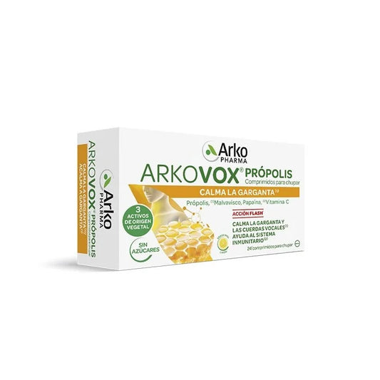 Arkopharma Arkovox Propolis + Vitamin C 24 Tablets