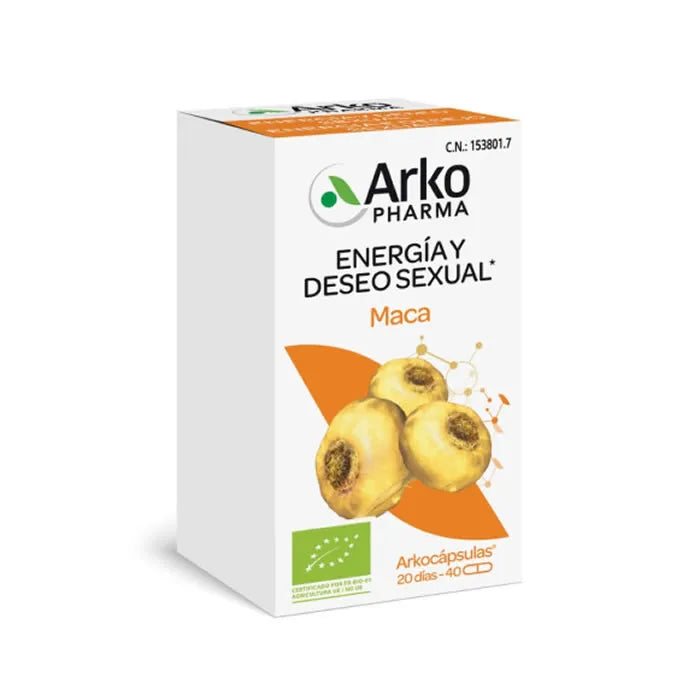 Arkopharma Maca Energy &amp; Sexual Desire 40 Capsules