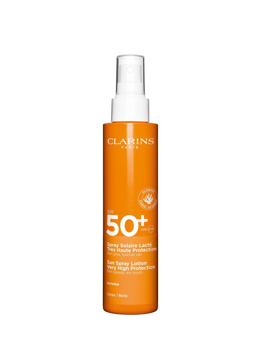 Clarins Sun Spray Lotion Very High Protection Spf50+ Body 150ml
