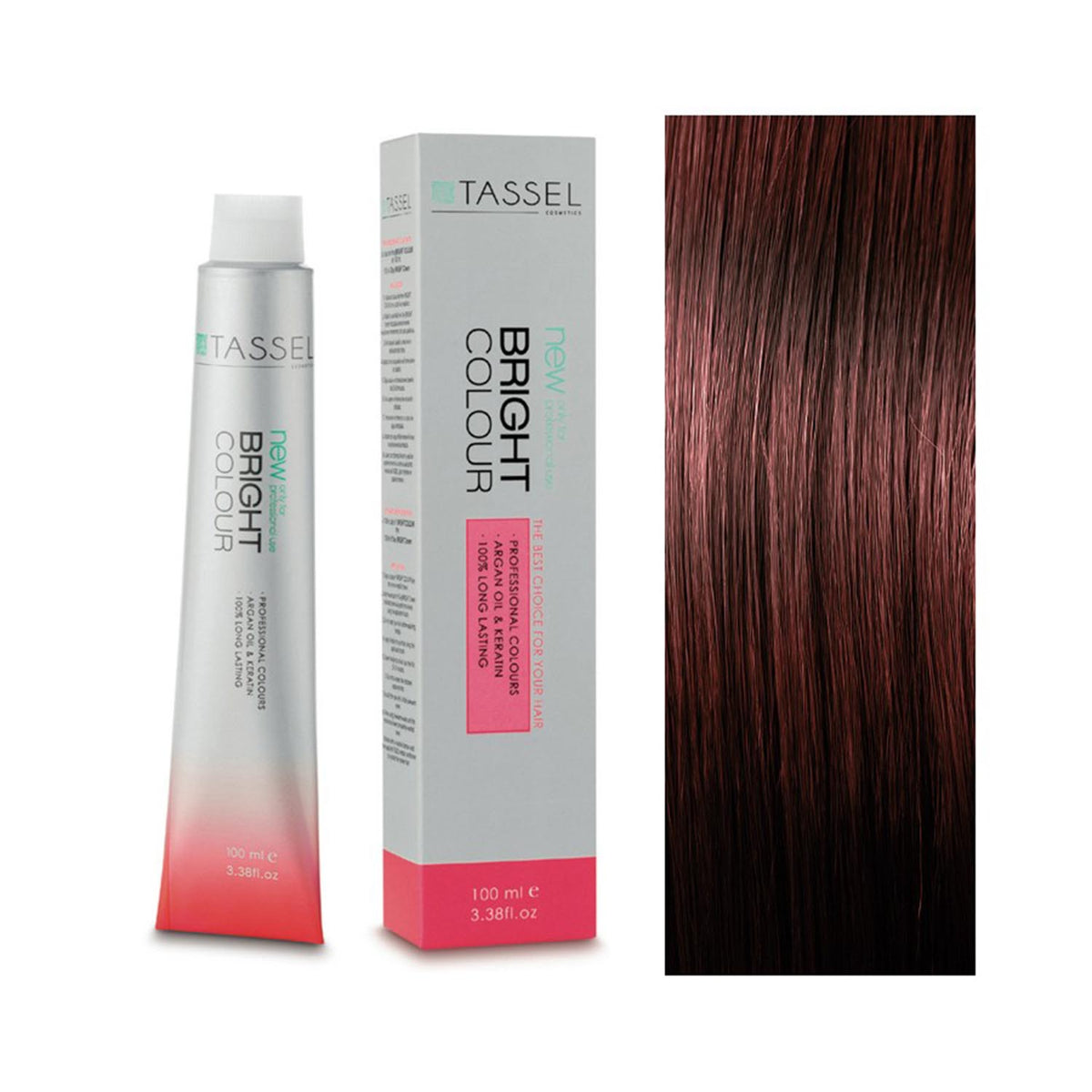 Eurostil New Bright Colour Tinte N5,6 Castao Claro Rojo 1un