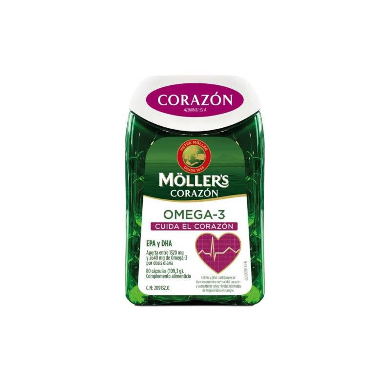 Moller's Heart Omega-3 80 capsules
