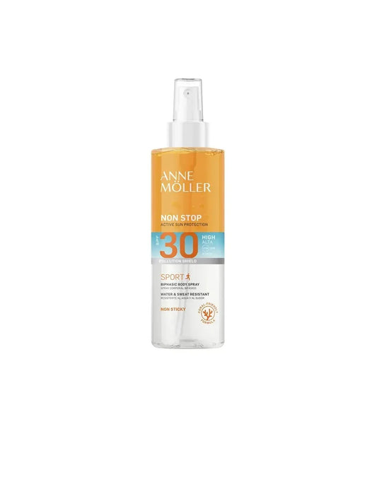 Anne Müller Anne Moller Non Stop Sport Déodorant corporel biphasique SPF30 150ml@