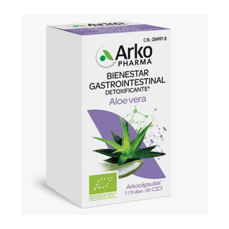 Arkopharma Organic Aloe Vera 30 Capsules