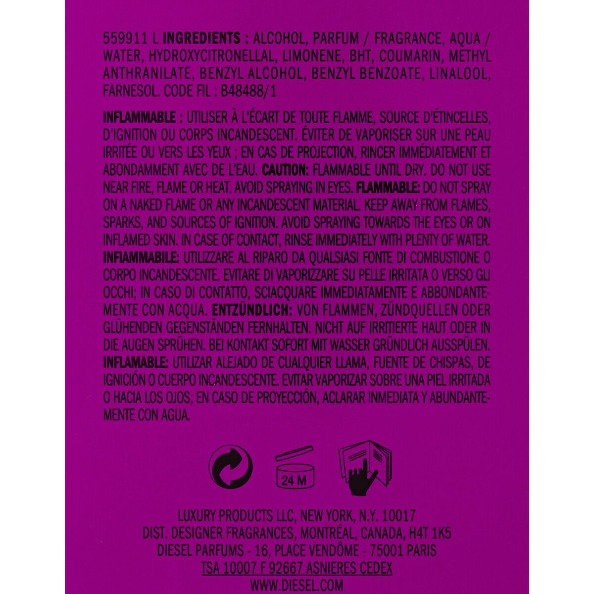 Profumo Donna Diesel 19810 EDP 50 ml