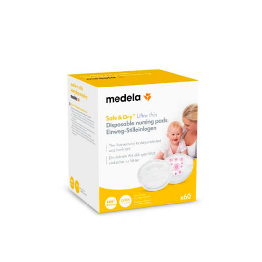 Medela Safe &amp; Dry Disposable Absorbent Discs 60U