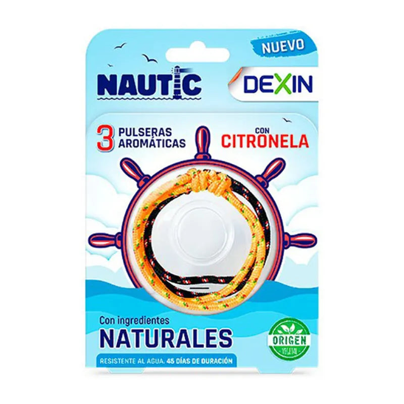 Dexin Nautical Aromatic Bracelet with Lemongrass 3 Units