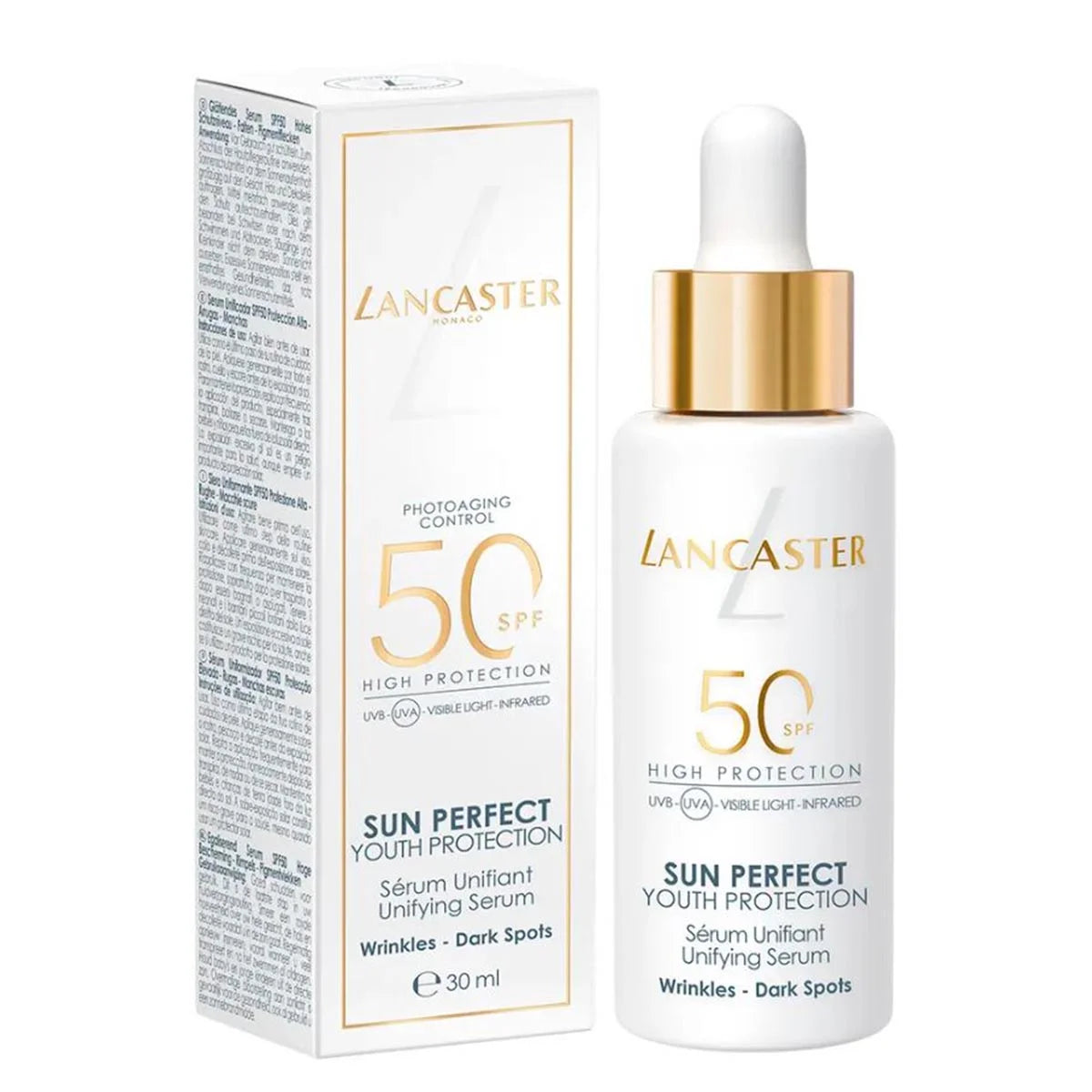 Lancaster Sun Perfect Youth Protection Unifying Serum Dark Spots SPF50 30ml