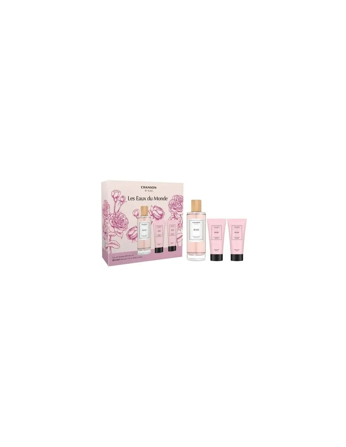 Est Chanson D'eau Rose 100ml Gel50 Body 50ml