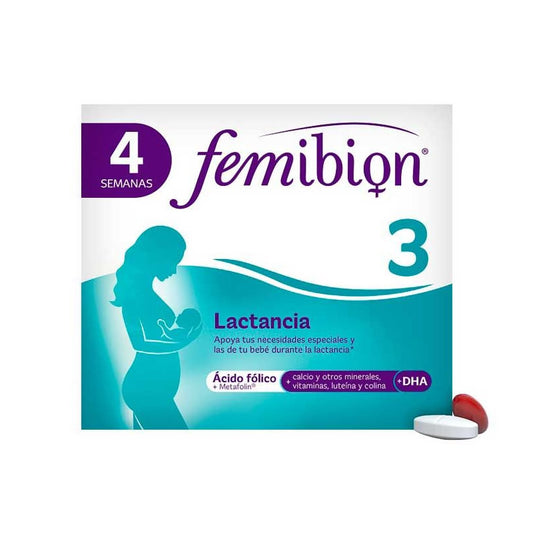 Femibion ​​​​3 Lactancia 28 Comprimés + 28 Gélules