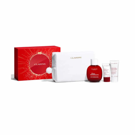 Clarins Eau De Soin Eau Dynamisante 100 ml Coffret 4 Pièces
