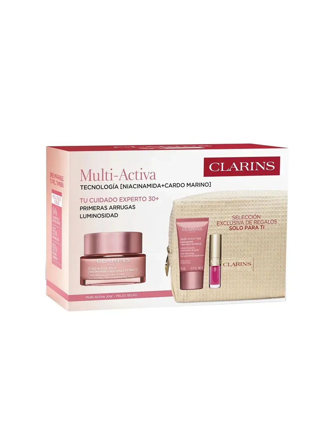Clarins Multi-Active Crema Pieles Secas Estuche 4 Piezas