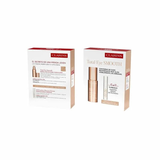 Clarins Total Eye Smooth, coffret de 2 produits de 15 ml