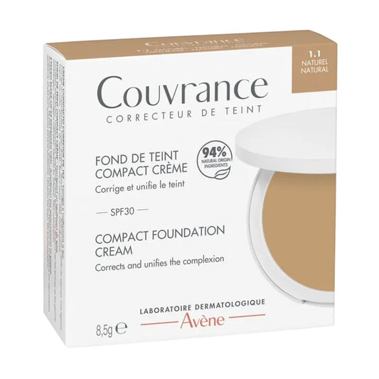 Fond de teint crème compact Couvrance 1.1 Naturel