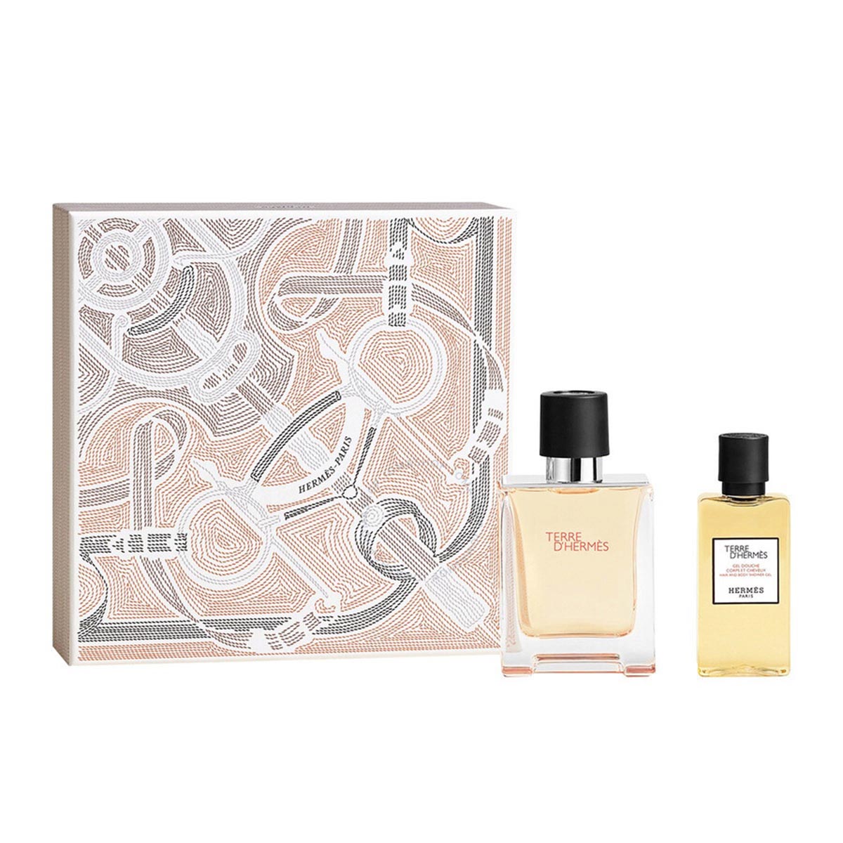 Hermès Hermes Terre Dhermes Eau De Toilette Pour Homme 50ml Spray Gel De Bao 40ml