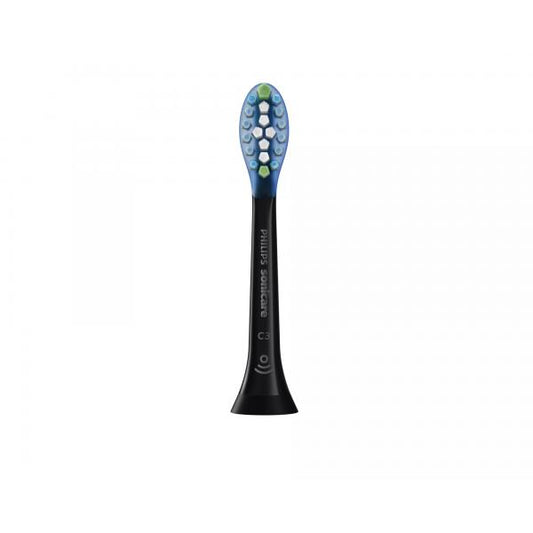 Philips C3 Premium Plaque Defence HX9044/33 4x Testine nere per spazzolino sonico (Philips Sonicare C3 Premium HX9044 Pla)