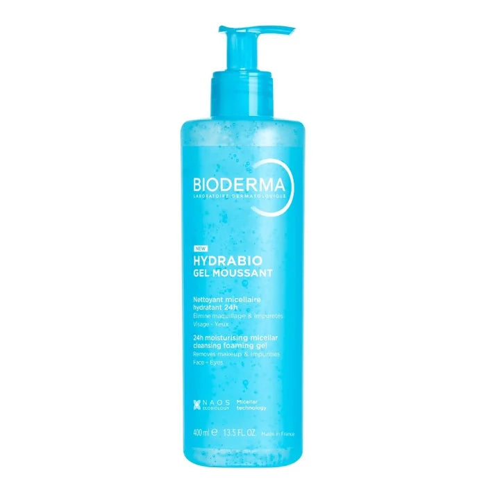 Bioderma Hydrabio Gel Moussant Micellar Cleansing Foaming Gel 400ml