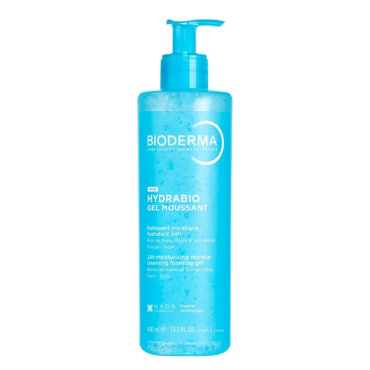 Bioderma Hydrabio Gel Moussant Micellar Cleansing Foaming Gel 400ml