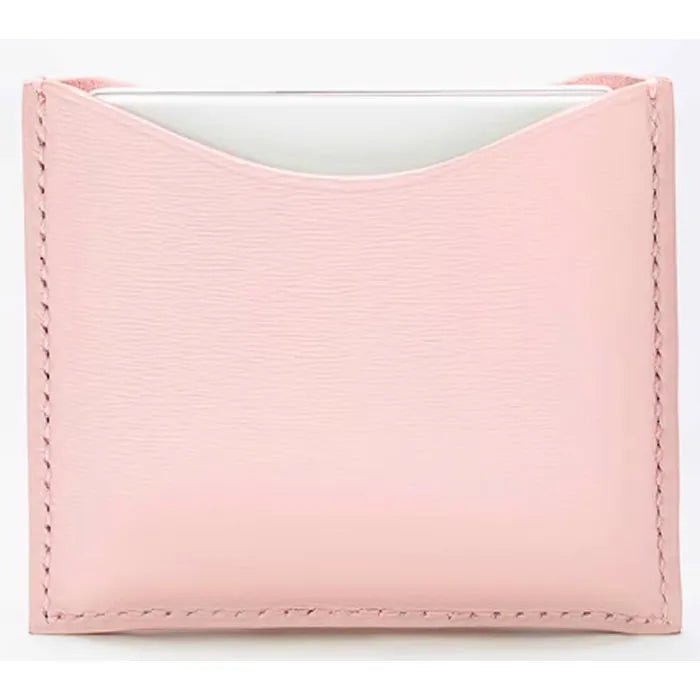 La Bouche Rouge Pink Leather Compact Case