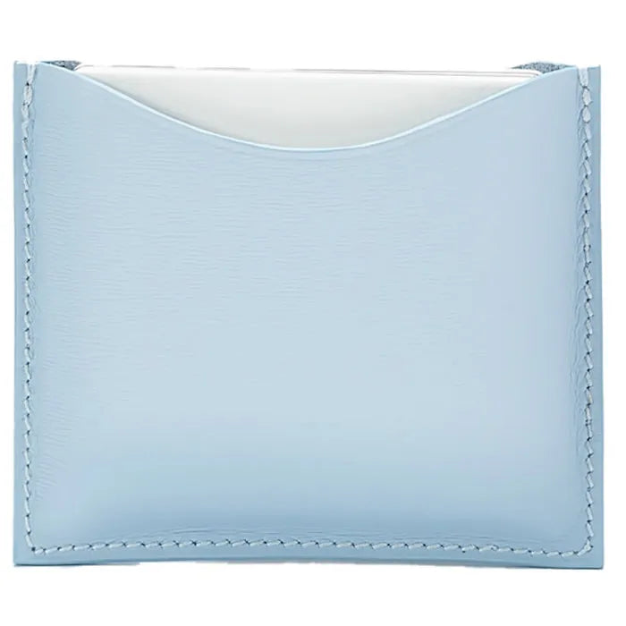 La Bouche Rouge Blue Leather Compact Case