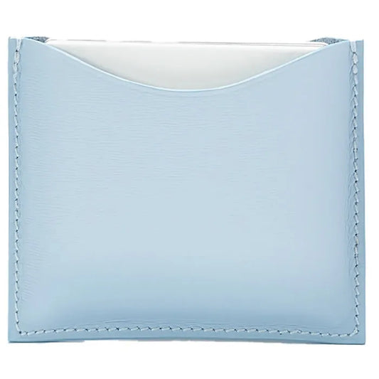 La Bouche Rouge Blue Leather Compact Case