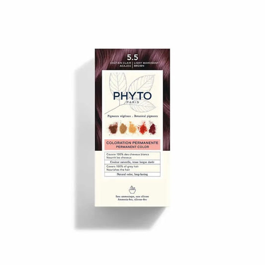 Phyto Hair Colour By Phytocolor 5.5 Light Mahogany Brown 180g