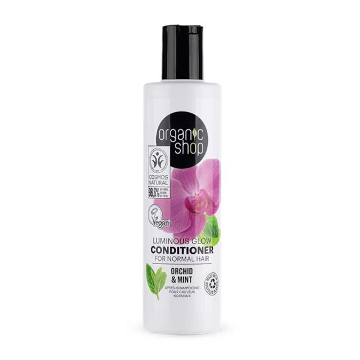Organic Shop Luminous Glow Conditioner Orchid & Mint Normal Hair 280ml