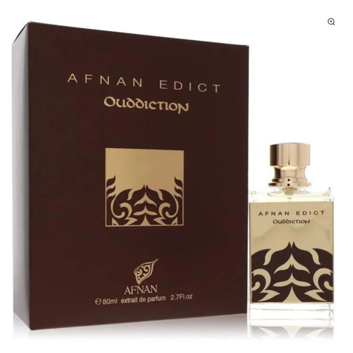 Afnan Edict Ouddiction Extract De Perfume 80ml