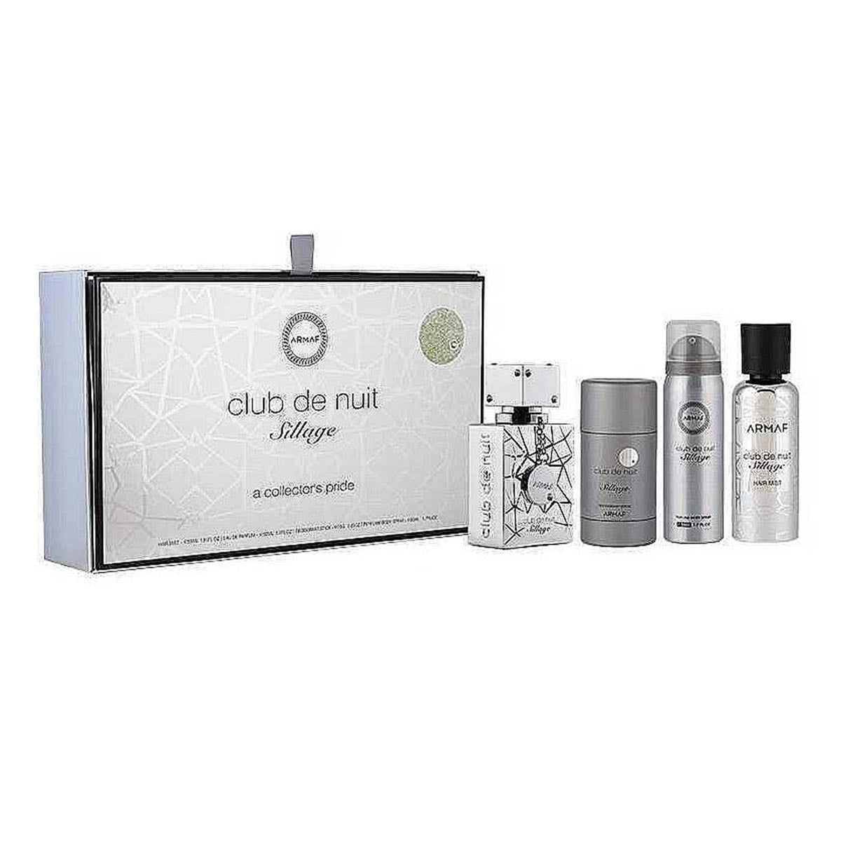 Armaf Club De Nuit Sillage Eau De Parfum 30un Spray Hair Mist 55ml Deodorant Stick 75ml Perfumed Corporal Spray 50mlvaporizador