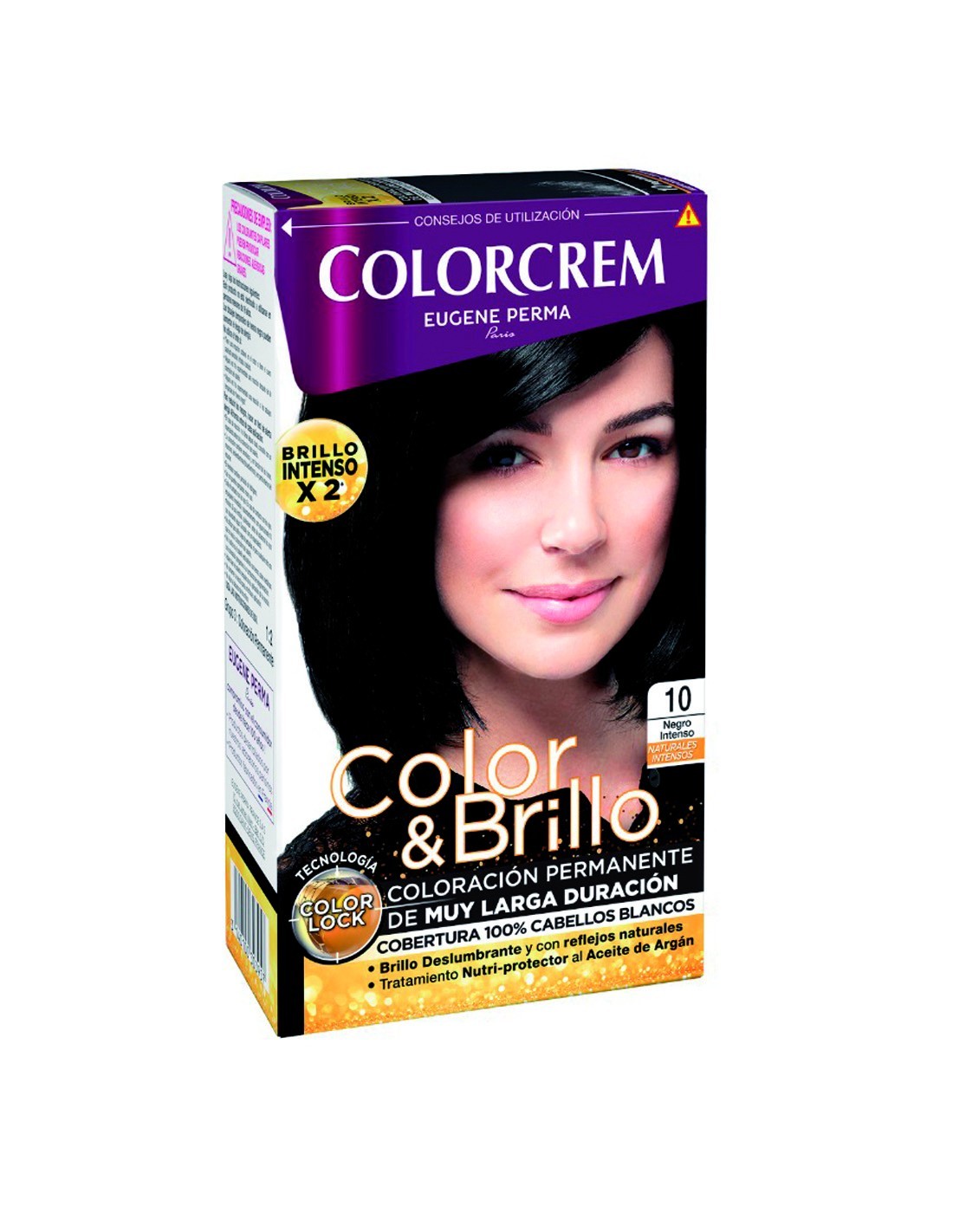 Eugene Perma Tinte Pelo Colorcrem 10 Intense Black