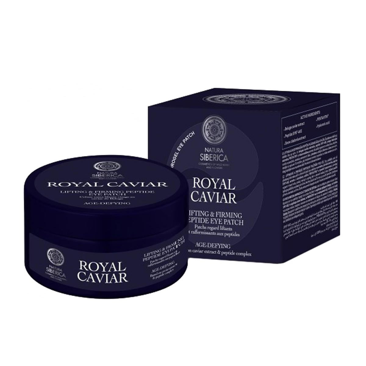 Patch contour des yeux Natura Siberica Royal Caviar Peptide Treatment 60un