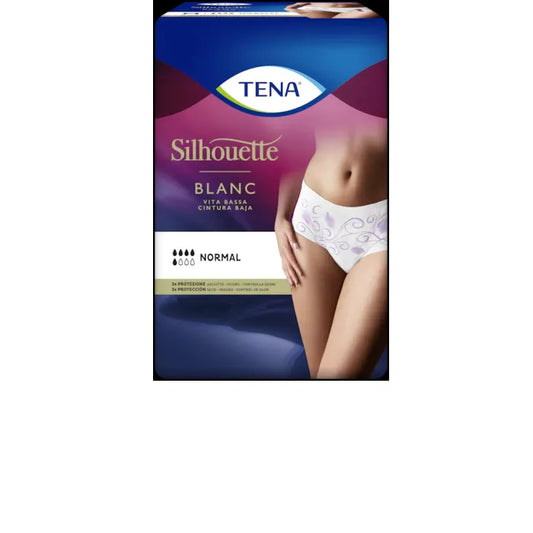 Tena Silhouette Blanc T/M 12 unités.