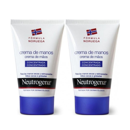 Crème mains double concentrée Neutrogena 2 x 50 ml