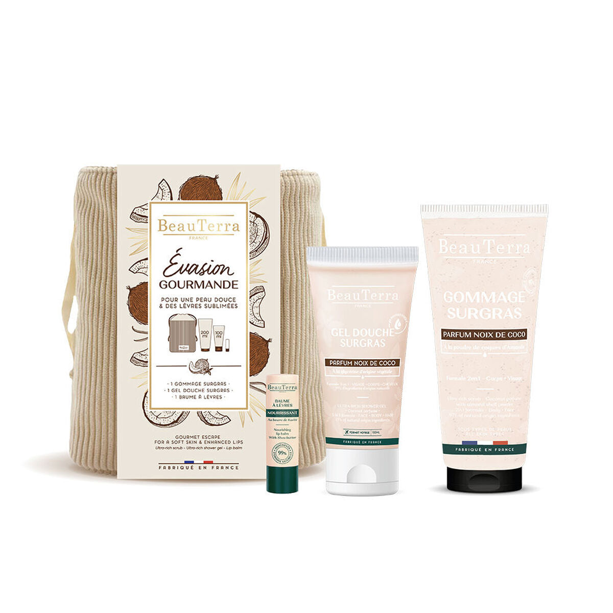 Cofanetto Cosmetica Donna Beauterra GOURMET COCO 4 Pezzi