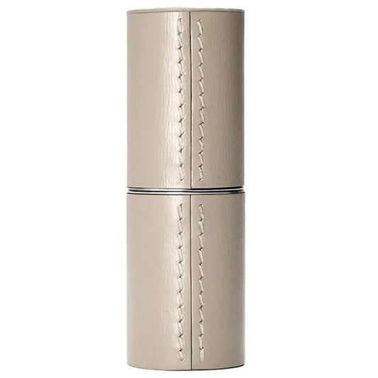 La Bouche Rouge Beige Leather Lipstick Case