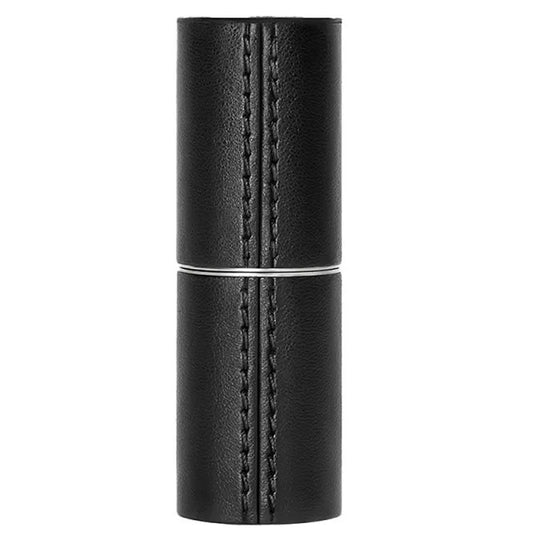 La Bouche Rouge Black Leather Lipstick Case