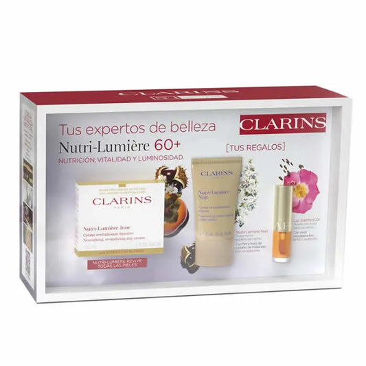 Clarins Nutri-Lumière Revive 50 ml, coffret de 3 pièces