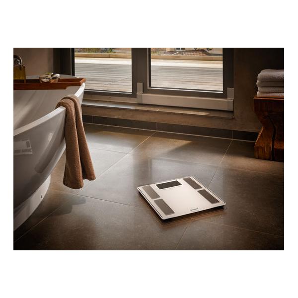 Soehnle Shape Sense Connect 100 Bilancia pesapersone elettronica Rettangolo Argento