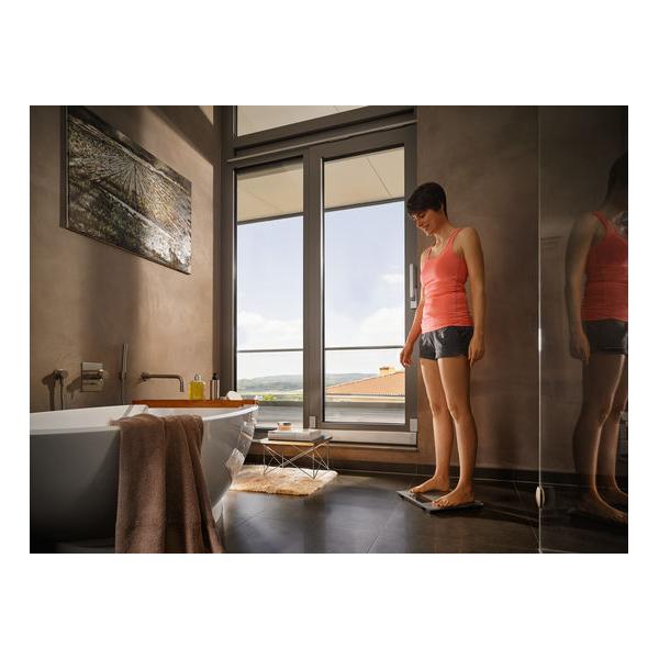 Soehnle Shape Sense Connect 200 Bilancia pesapersone elettronica Rettangolo Argento