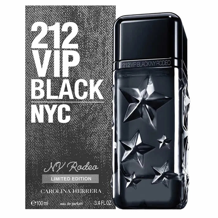 Carolina Herrera 212 Vip Black Ny Rodeo Eau De Parfum Spray 100ml Limited Edition