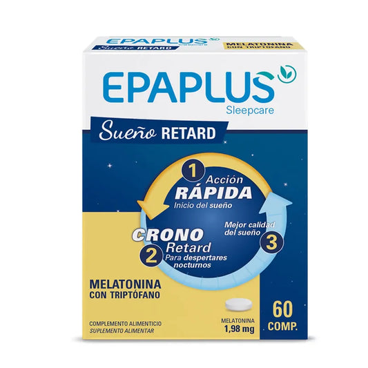 Epaplus Sleepcare Mélatonine retardant le sommeil 60 comprimés
