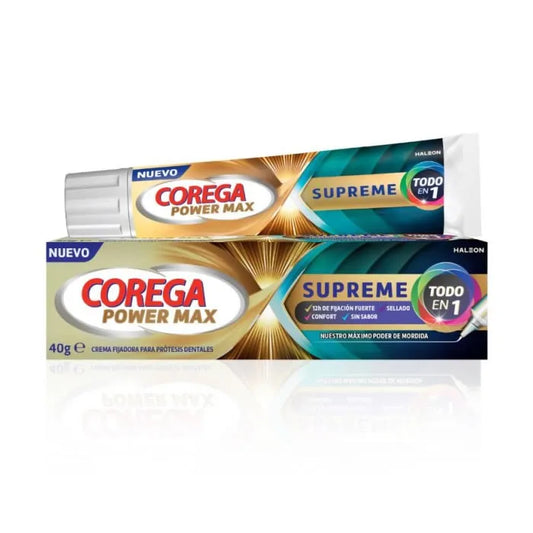 Crème fixatrice Corega Supreme pour prothèses dentaires 40 g