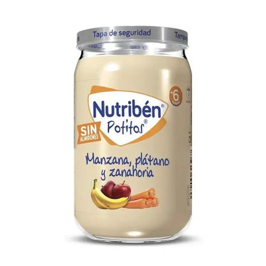 Pot Nutribén Pomme, Banane et Carotte 235 g