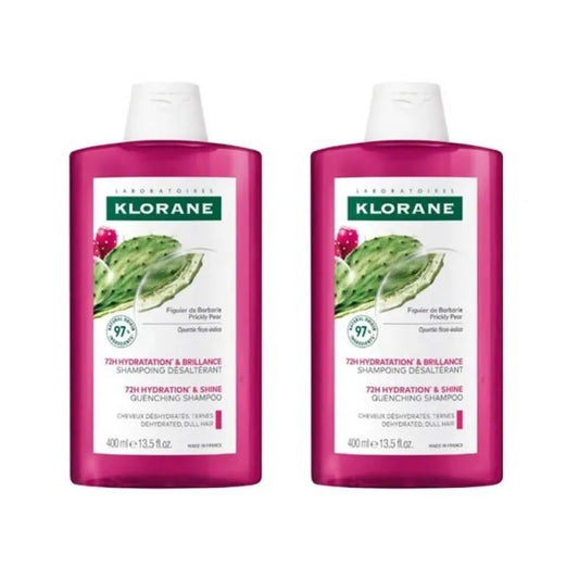 Klorane Duplo Barbaria Fig Shampoo 2x400ml