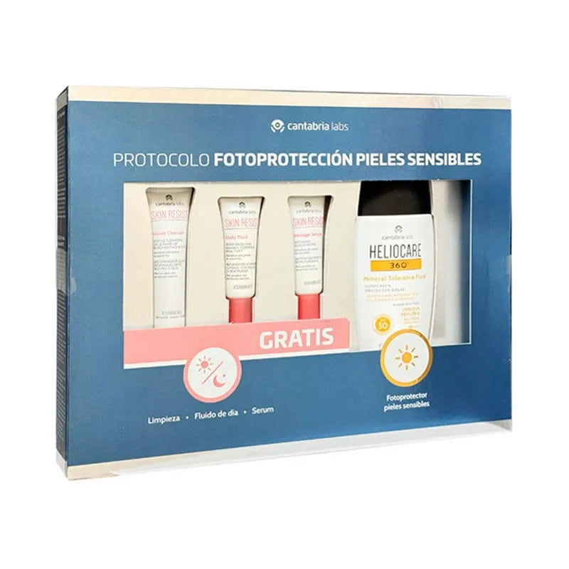 Heliocare 360 Mineral Tolerance Fluid Spf50 50ml Set 4 Pieces