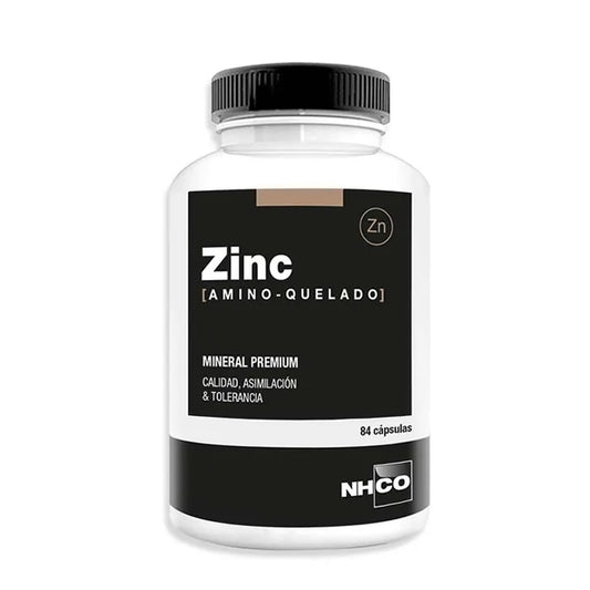 Zinc chélaté à l'amine NHCO, 84 capsules