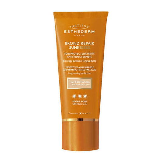 Esthederm Bronz Repair Sunkissed Tinted Anti-Wrinkle Protective Treatment Strong Sun 50ml